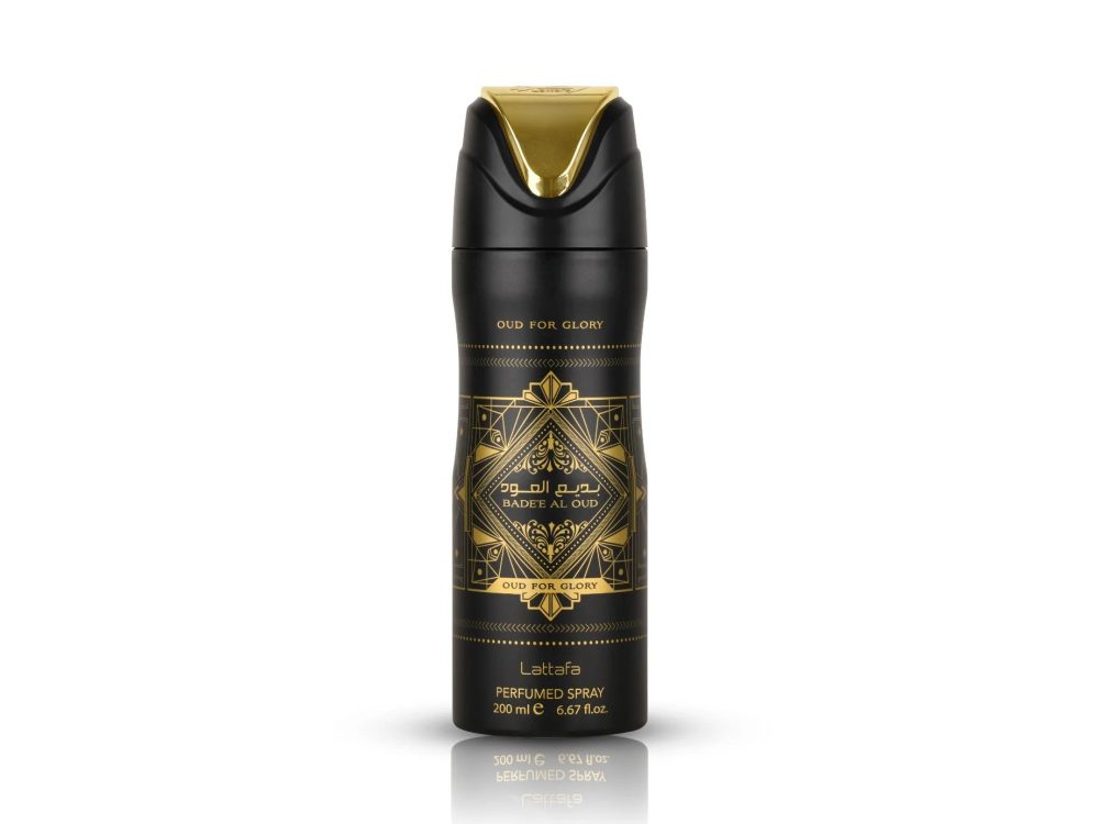 Badee  Al Oud (Oud For Glory) Perfumed Body Spray 200ml by Lattafa