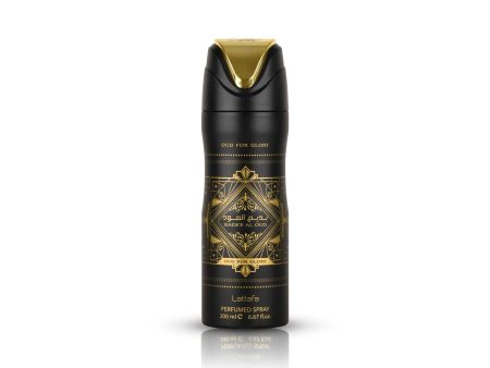Badee  Al Oud (Oud For Glory) Perfumed Body Spray 200ml by Lattafa