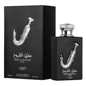 Ishq Al Shuyukh Silver 100ml EDP by Lattafa Pride